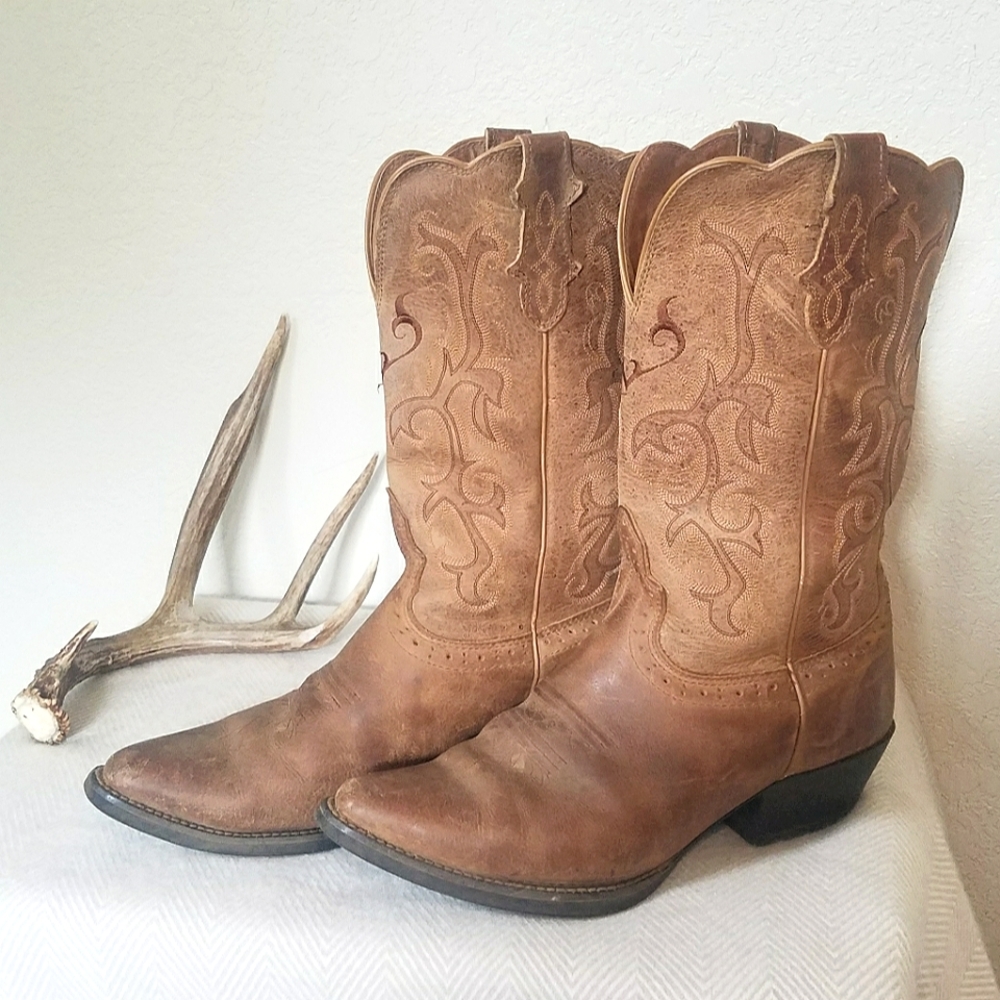 Justin Boots Brown Women’s Cowboy Boots